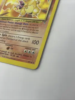 2002 Pokemon Charizard 3/110 - Regular Non-Holo Legendary WOTC LP/MP - Image 5