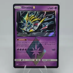 Giratina 58/156 Prism Star Ultra Prism Rare Holo Pokemon TCG NM - Image 1
