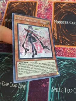 Yu-Gi-Oh! Sky Striker Ace - Roze MP21-EN005 Prismatic Secret Rare 1st Edition NM - Image 2