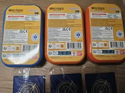 One Piece TS-02 Tin empty with Promos P-073 P-074 P-075 Luffy Sabo Ace ✅ - Image 3