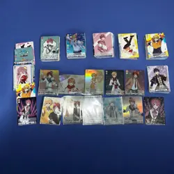 Weiss Schwarz Blau Various Series Japanese Bulk Card Lot W/ Holos (150+ Cards) - Image 1