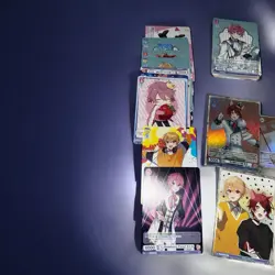 Weiss Schwarz Blau Various Series Japanese Bulk Card Lot W/ Holos (150+ Cards) - Image 2