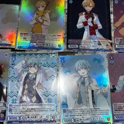 Weiss Schwarz Blau Various Series Japanese Bulk Card Lot W/ Holos (150+ Cards) - Image 4