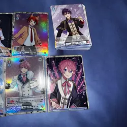 Weiss Schwarz Blau Various Series Japanese Bulk Card Lot W/ Holos (150+ Cards) - Image 5
