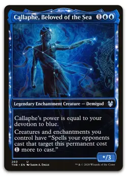 Callaphe, Beloved of the Sea (Showcase) #260 NM Theros Beyond Death Magic MTG - Image 1