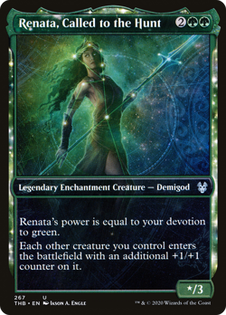 Renata, Called to the Hunt (Showcase) #267 (Foil) MP Theros Beyond Death - Image 1