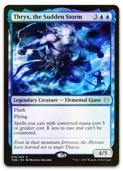 Thryx, the Sudden Storm #76 (Foil) (NM) Theros Beyond Death THB Magic MTG - Image 1