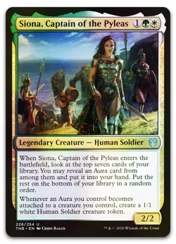 Siona, Captain of the Pyleas #226 (Foil) (NM) Theros Beyond Death THB Magic MTG - Image 1