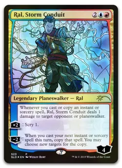 Ral, Storm Conduit (Stained Glass) #523 (Foil) NM Secret Lair Drop SLD Magic MTG - Image 1