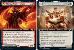 Foil Extended Art Plargg Dean Of Chaos // Augusta Dean Of Order No 328 - Rare St - Image 1