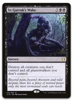 In Garruk's Wake #121 (NM) Commander 2019 C19 Magic MTG - Image 1
