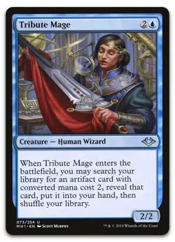 Tribute Mage #73 (NM) Modern Horizons MH1 Magic MTG - Image 1