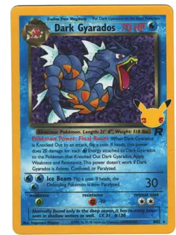 Dark Gyarados 8/82 Celebrations Holo Cracked Ice Holo Pokemon TCG - Image 1