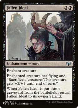 X 1 Fallen Ideal NM The List C15 125 MTG Magic The Gathering - Image 1