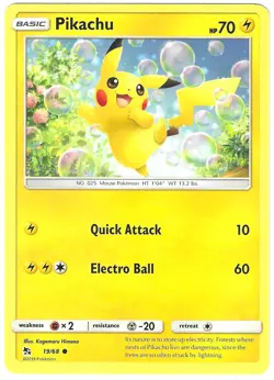 Pokemon HIDDEN FATES PIKACHU 19/68 NM/Mint PACK FRESH - Image 1