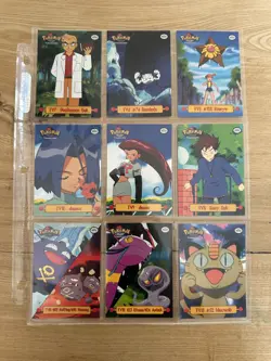Complete Puzzle Set – 9 Pokemon Cards TV Animation Series 1 – 1999 - Image 1