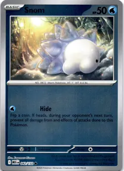 SNOM 042/132 C MEGA EVOLUTION POKEMON REVERSE HOLO LP - Image 1