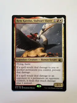 Rem Karolus, Stalwart Slayer - MTG Innistrad: Midnight Hunt - NM - Image 1
