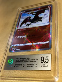 Radiant Charizard Pokemon 2023 Japanese Black Flame - 001/038 PCG 9.5 MINT🔥🔥 - Image 2