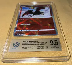 Radiant Charizard Pokemon 2023 Japanese Black Flame - 001/038 PCG 9.5 MINT🔥🔥 - Image 4