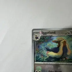 Pokemon TCG Stoutland 076/086 Master Ball Reverse Holo White Flare Set - Image 4