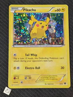 Pikachu 6/12 - McDonalds Holo Promo 2015 English Pokemon TCG MP - Image 1