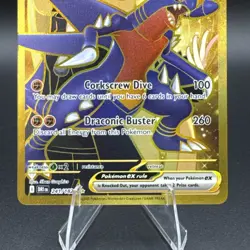 Cynthia’s Garchomp ex GOLD 241/182 Hyper Rare Destined Rivals Pokemon - Image 5