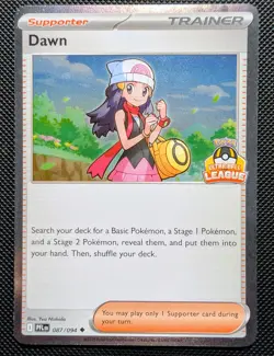 Dawn Ultra Ball League 087/094 Asia Holo Stamp Promo Phantasmal Flames US SELLER - Image 1