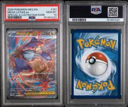 PSA 10 Mega Latias ex 181/132 Pokemon Mega Evolution Special Illustration Rare - Image 3