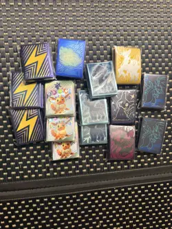 Lot Of 15 Pokemon TCG ETB Sleeves Sealed - Image 1