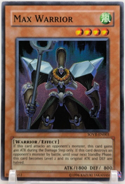 🔥1996 Yu-Gi-Oh! Max Warrior SOVR-EN003 Stardust Overdrive Unlimited🔥 - Image 1