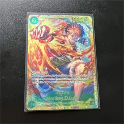 Monkey.D.Luffy Carrying on His Will OP13-118 Secret Rare Foil - Image 1