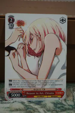 Lycoris Recoil Reason to Act Chisato Weiss Schwarz English PR Promo Card - Image 2