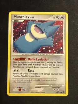 Pokemon TCG Munchlax 69/111 Platinum Rising Rivals Non-Holo Card - Image 1