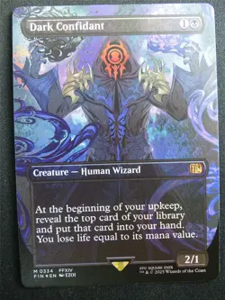 Dark Confidant Borderless Foil - FIN - Mtg Card #3FL - Image 1
