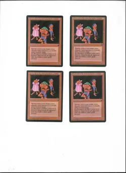 Magic The Gathering MTG , Wizards of the Coast 4 x COBOLDI DELLA ROCCAFORTE MINT - Image 1