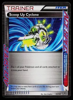 Pokemon Card - Scoop Up Cyclone Plasma Blast 95/101 Rare ACE 2013 - Image 1