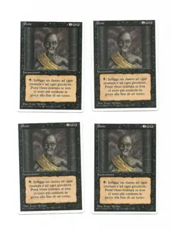 Magic The Gathering MTG , Wizards of the Coast 4 X PESTE VINTAGE 1995 MINT UNPLA - Image 1