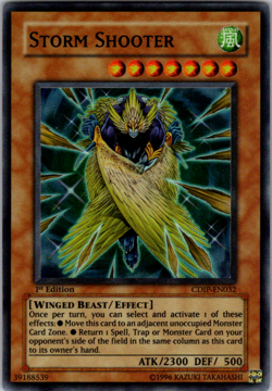 CDIP-EN032 Storm Shooter Super Rare 1st Edition NM Yugioh Card - Image 1