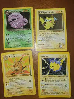 Raichu And Pikachu 4 Card Pokemon Lot- 1st Editon/promo Card (Combine Shipping) - Image 3