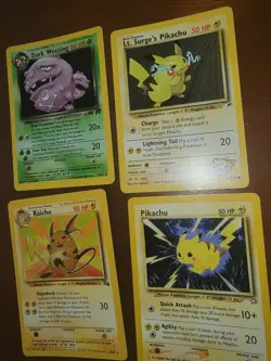 Raichu And Pikachu 4 Card Pokemon Lot- 1st Editon/promo Card (Combine Shipping) - Image 5