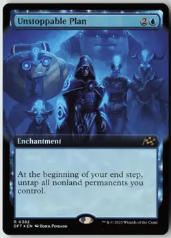 Unstoppable Plan (Extended Art) (382) - Foil - Aetherdrift (DFT) - NM - Image 1