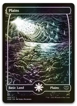 Plains (269) #269 (Foil) (LP) Crimson Vow VOW Magic MTG - Image 1