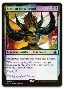 Mask of Griselbrand #111 (Foil) (LP) Midnight Hunt MID Magic MTG - Image 1