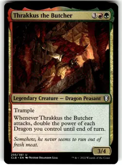 Thrakkus the Butcher Commander Legends: Battle for Baldur's Gate Regular MTG - Image 1