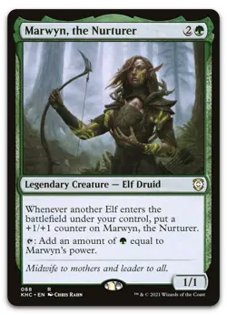 Marwyn, the Nurturer #68 (NM) Kaldheim KHC Magic MTG - Image 1
