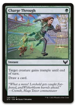 Charge Through #124 (NM) Strixhaven STX Magic MTG - Image 1