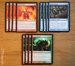 Infinite Damage Combo / Sinking Fire Morselhoarder (Blue Green Red Deck) MTG Set - Image 2