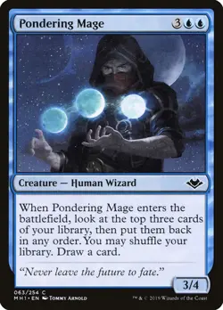 Pondering Mage Modern Horizons MTG NM - Image 1