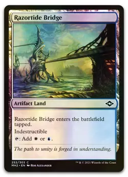 Razortide Bridge #252 (Foil) (NM) Modern Horizons 2 MH2 Magic MTG - Image 1